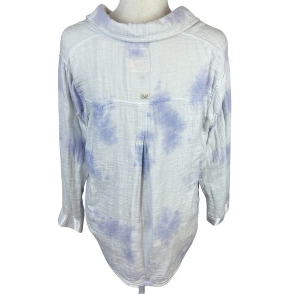 Billabong Tie Dye Button Down Cotton Shirt Size L - Picture 4 of 11